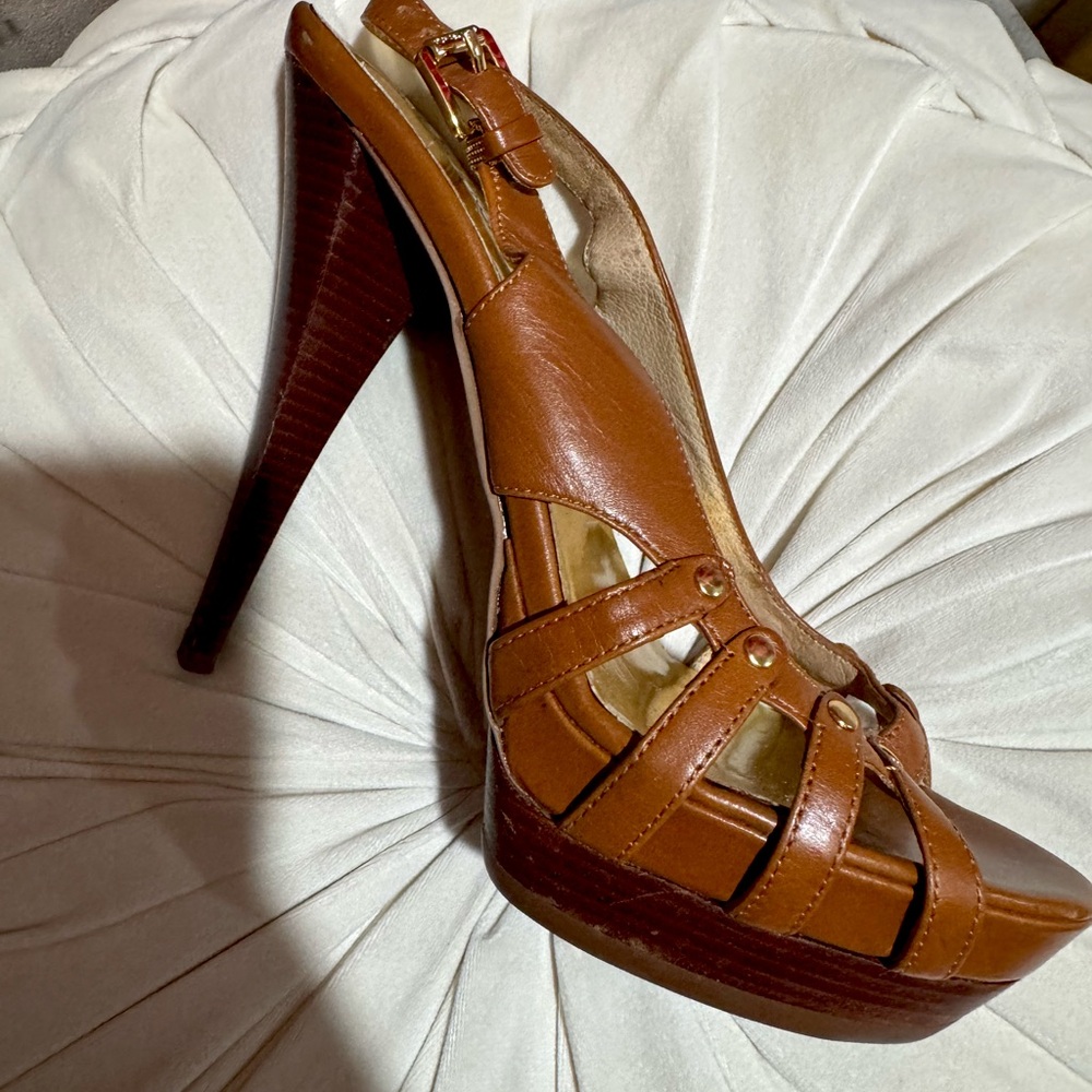 Michael Kors platform strap shoes